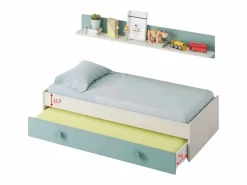 Dormitorio Completo Juvenil/Infantil Verde y c/Somier Incluido Dormitorio Completo