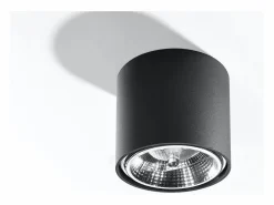 Clearance Downlight da superficie Round Flush Light Nero GU10 Focos empotrables de superficie Foco empotrado redondo GU10 Plafón