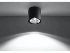 Clearance Downlight da superficie Round Flush Light Nero GU10 Focos empotrables de superficie Foco empotrado redondo GU10 Plafón