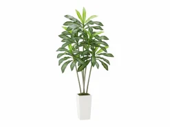 Clearance Dracaena Artificial SucceBuy, 1,8 m, Planta Artificial Tropical en Maceta Blanca, Falso Árbol Tropical, Planta Falsa Hojas Polietileno para Salón Planta Artificial