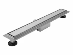 Outlet Rea Drenaje Lineal Neox 1000 Brush Steel Plateado