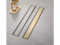 Rea Drenaje Lineal Neox 90 Brushed Gold