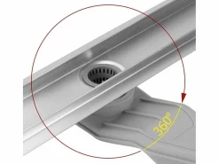 Discount Drenaje Lineal Neox Superflow 900 Brush Steel Cañería