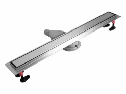 Hot Rea Drenaje Lineal Neox Superflow 600 Brush Steel Plateado