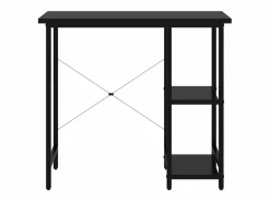 Garden Furniture Drenin Escritorio para ordenador de MDF y metal 80x40x72 cm