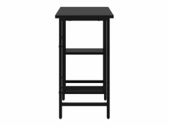 Garden Furniture Drenin Escritorio para ordenador de MDF y metal 80x40x72 cm