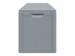 Outlet Drumkeeran Caja de almacenaje para jardín 270 L PP aspecto madera Baúl De Jardín