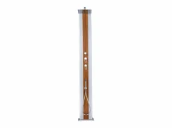 FORMIDRA Ducha Híbrida Exterior Dada Straight 40L - 32.4x14x228cm - Conexiones Agua Caliente/Fría - Teleducha Extraíble - Anticalcáreo