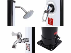 Outlet Ducha solar MOOREA negra y plata 18L - Energía Solar