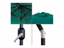 Hot Dudeco Parasol Crudo Aluminio 300 Verde oscuro Sombrilla