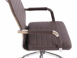Dudeco Silla de Oficina Amadora Marrón oscuro
