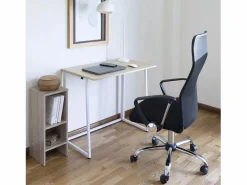 DUPI Escritorio de Ordenador Plegable PRACTIC 100 x 50 cm (Taupe) Mesa De Ordenador