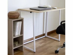 DUPI Escritorio de Ordenador Plegable PRACTIC 100 x 50 cm (Taupe) Mesa De Ordenador