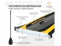 Discount Tabla hinchable de paddle surf SUP Makani 320 x 80 x 15 cm de PVC color con bomba de aire, bolsa de transporte y accesorios Deportes Náuticos