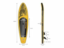 Discount Tabla hinchable de paddle surf SUP Makani 320 x 80 x 15 cm de PVC color con bomba de aire, bolsa de transporte y accesorios Deportes Náuticos