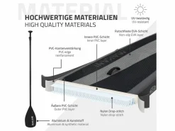 Online Tabla hinchable de paddle surf SUP Makani 320 x 80 x 15 cm de PVC hasta 120kg con bomba de aire, bolsa de transporte y accesorios Deportes Náuticos