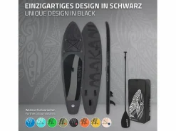 Online Tabla hinchable de paddle surf SUP Makani 320 x 80 x 15 cm de PVC hasta 120kg con bomba de aire, bolsa de transporte y accesorios Deportes Náuticos