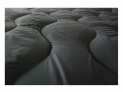 Edredón Bicolor 240 x 260 cm Blanco Gris Cálido 100% Poliéster
