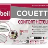 Best Edredón Confort Hotelero 240 x 260 cm Elegante con Ribete Negro - Cálido para Adultos en Invierno