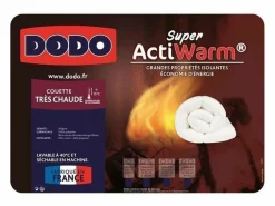 Outlet DODO Edredón muy cálido SUPER ACTIWARM 450g/m² 200x200 cm Blanco