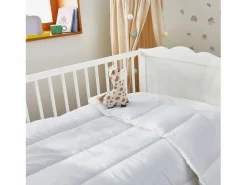 Outlet PIKOLIN Edredón Nórdico Cuna 300gr fibra extrasuave 110x140cm Home Blanco