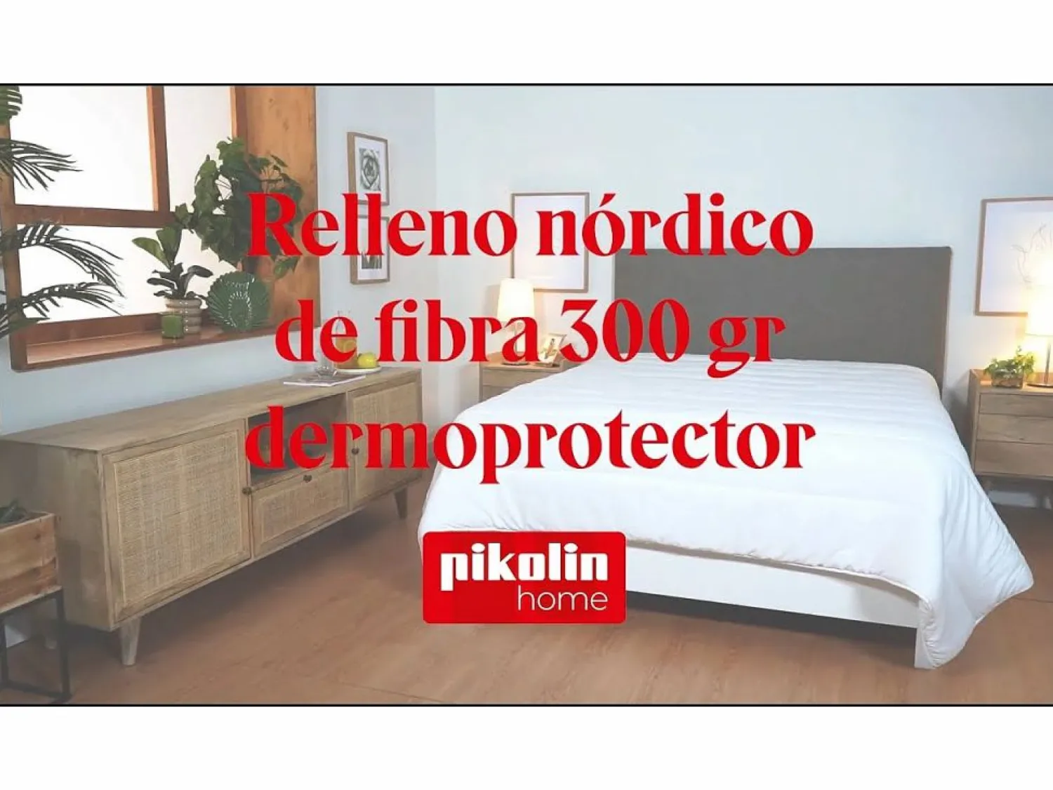 Discount PIKOLIN Edredón Nórdico 250x220cm | PKH Fibra| Otoño-Invierno | Cama 150/160 Blanco