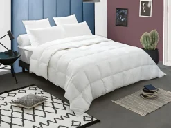 Clearance DODO Edredon natural de plumon 220x240 cm, BAFFIN de Blanco