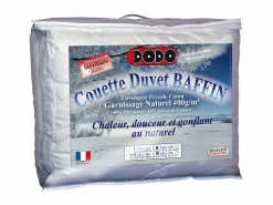 Online DODO Edredon natural de plumon 240x260 cm, BAFFIN de Blanco