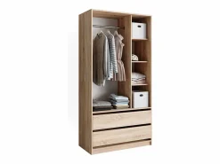 Vicco El armario sonoma 100x50x200 elmo