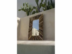 Bazar Bizar El Espejo Driftwood Framed - Natural - M