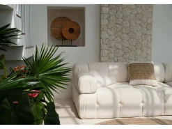 Online Bazar Bizar El Gran Disco De Teca En Soporte Color natural claro