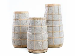 Hot Bazar Bizar El Jarrón Cutie - Concreto Natural - S Gris