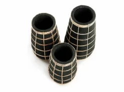 Online Bazar Bizar El Jarrón Cutie - Natural - M Negro