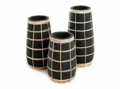 Online Bazar Bizar El Jarrón Cutie - Natural - M Negro