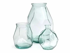 Discount Bazar Bizar El Jarrón Long Origami - Azul