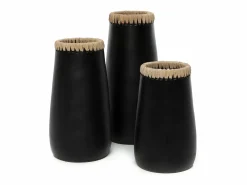 Hot Bazar Bizar El Jarrón Sneaky - Natural - L Negro