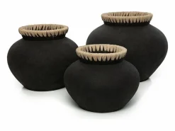 Hot Bazar Bizar El Jarrón Styly - Natural - M Negro