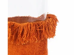 Clearance Bazar Bizar El Portavelas Oh My Gee - Terciopelo Óxido - XL Terracota
