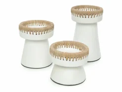 Sale El Portavelas Pretty - Blanco Natural - M Portavelas Y Vela