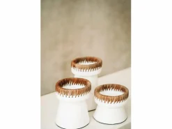 Sale El Portavelas Pretty - Blanco Natural - M Portavelas Y Vela
