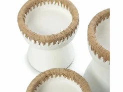 Sale Bazar Bizar El Portavelas Pretty - Blanco Natural - S Multicolor