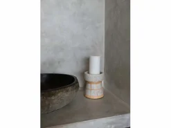 Discount Bazar Bizar El Portavelas Serene - Hormigón Natural - L Gris