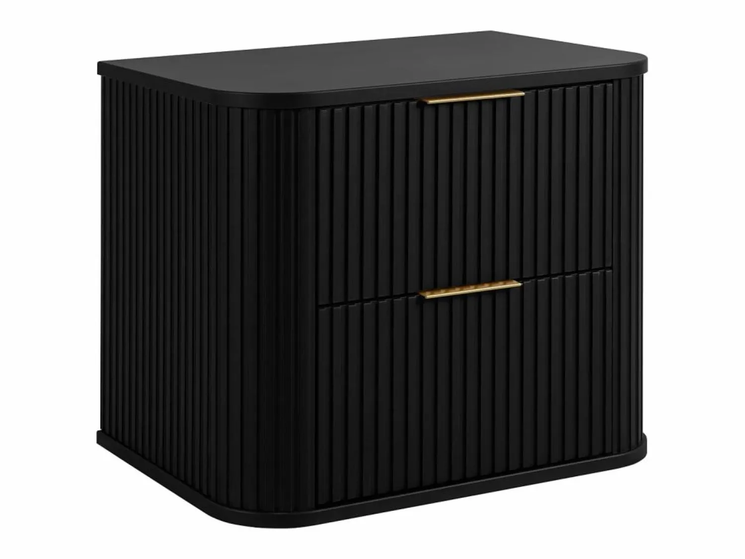New ELEGANCE Mueble suspendido bajo lavabo 41,5 × 60,4 × 51,7 cm Negro