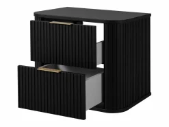 New ELEGANCE Mueble suspendido bajo lavabo 41,5 × 60,4 × 51,7 cm Negro