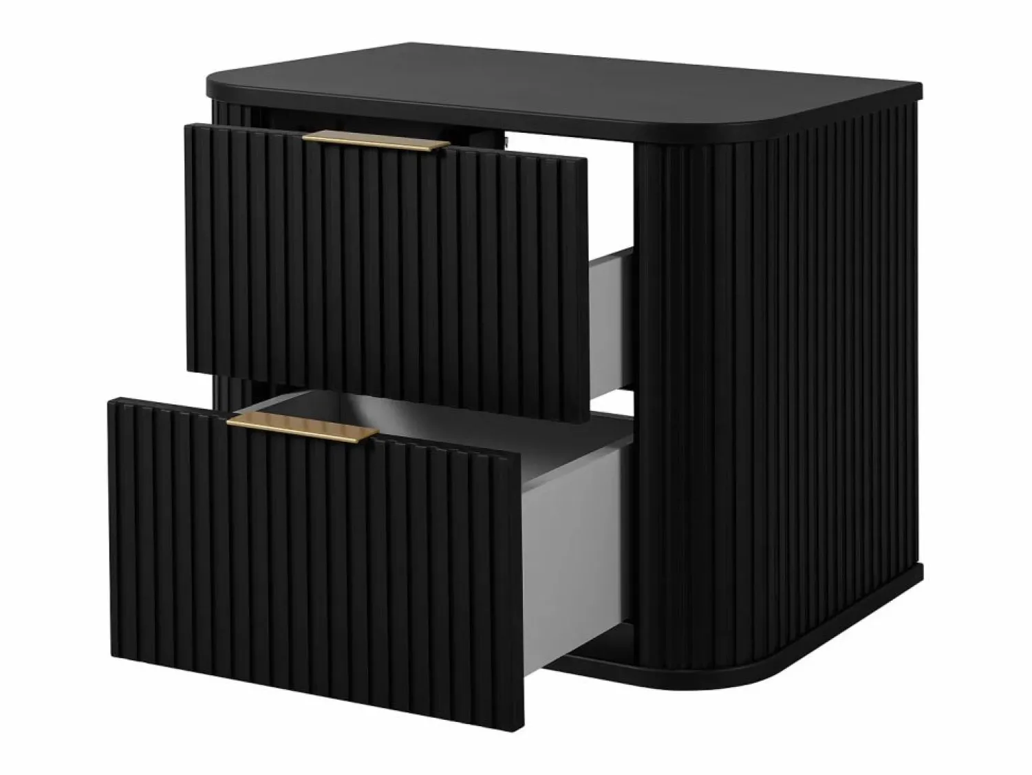 New ELEGANCE Mueble suspendido bajo lavabo 41,5 × 60,4 × 51,7 cm Negro