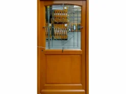 GD Menuiseries ELIOTH Puerta De Entrada De Madera 215X90 Empuje A La Derecha ---(Dimensiones De La Tabla) sin manilla