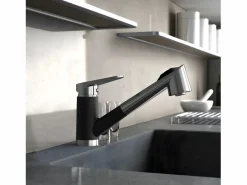 Hot Embla grifo mezclador para fregadero cromado con ducha extraíble Grifo De Cocina
