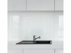 New Embla grifo mezclador para fregadero con ducha extraíble acabado acero inoxidable Grifo De Cocina