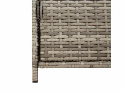 New Emma Louise Armario de almacenaje de jardín ratán PE 83x45x76 cm Armario De Jardín