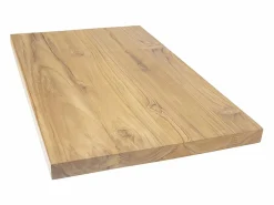 Sale Vente-unique Encimera suspendida de teca clara - 80 x 50 cm - SUKAWATI Color natural claro